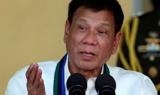 Tổng thống Philippines Rodrigo Duterte.