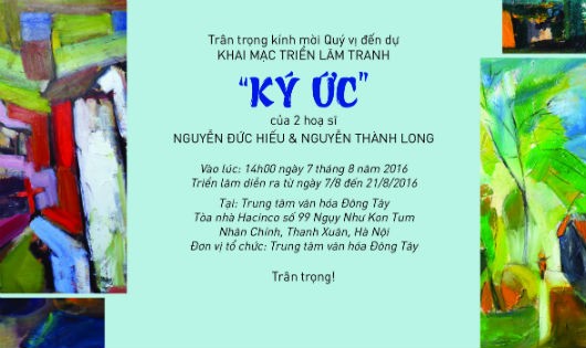 Hai họa sỹ trẻ sắp tái ngộ với triển lãm “Ký ức” 