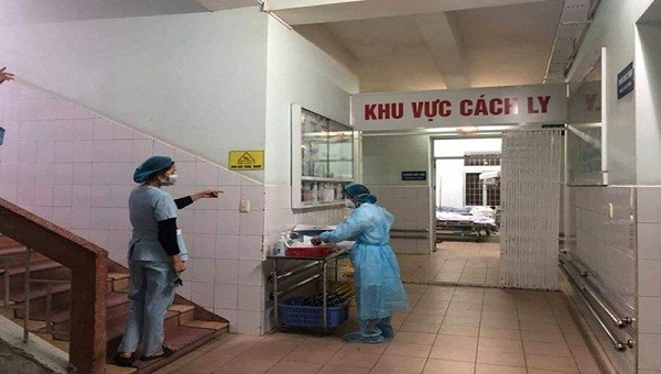 Khu vực cách ly tại BV Hữu nghị Việt Tiệp