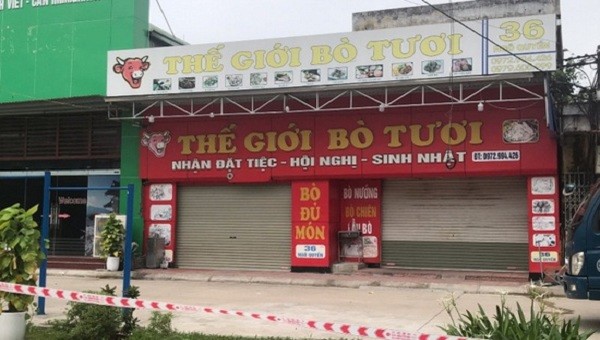 Cửa hàng Thế giới bò tươi tại Hải Dương