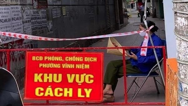  Hải Phòng tạm phong tỏa khu vực gia đình cháu M sinh sống.