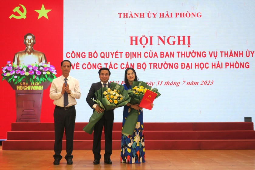 Trường Đại học Hải Phòng có 2 lãnh đạo mới