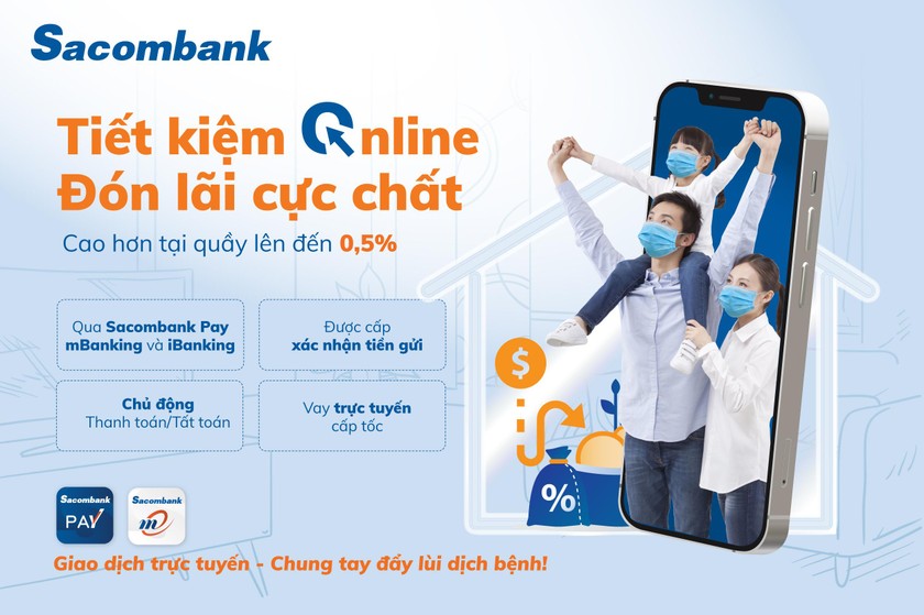 Sacombank ưu đãi lãi suất cho khách hàng