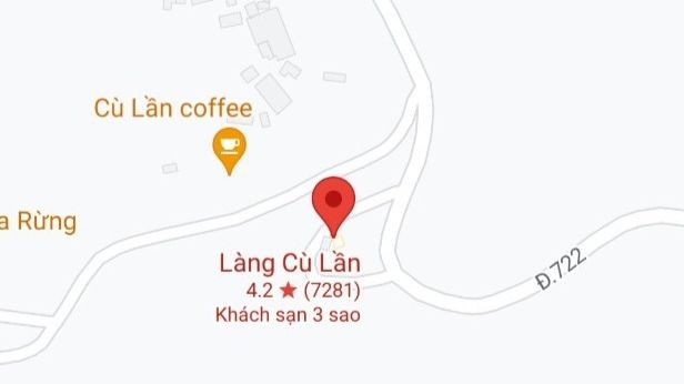 Vị trí khu du lịch làng Cù Lần