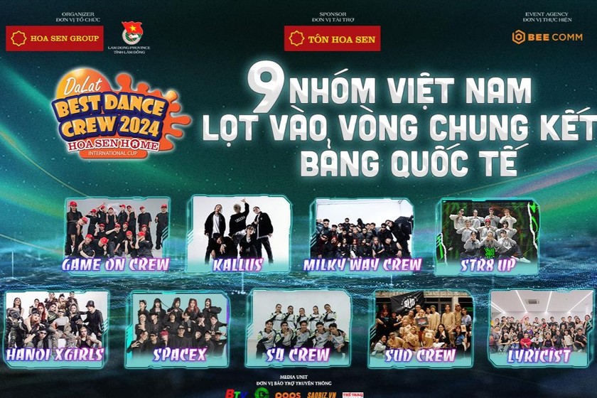 Cuộc thi nhảy Dalat Best Dance Crew 2024 hứa hẹn sôi động, hấp dẫn.