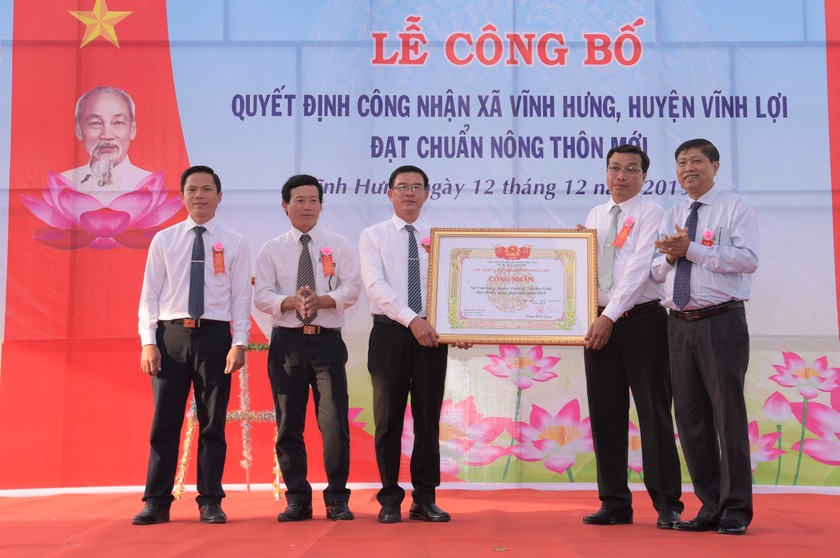 Diện mạo xã nông thôn mới Vĩnh Hưng