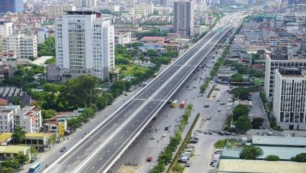 Cầu cạn Mai Dịch - Nam Thăng Long (Hà Nội) do PMU Thăng Long làm đại diện chủ đầu tư vừa được đưa vào sử dụng.