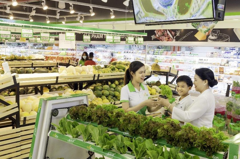 Rau quả VinEco tại VinMart