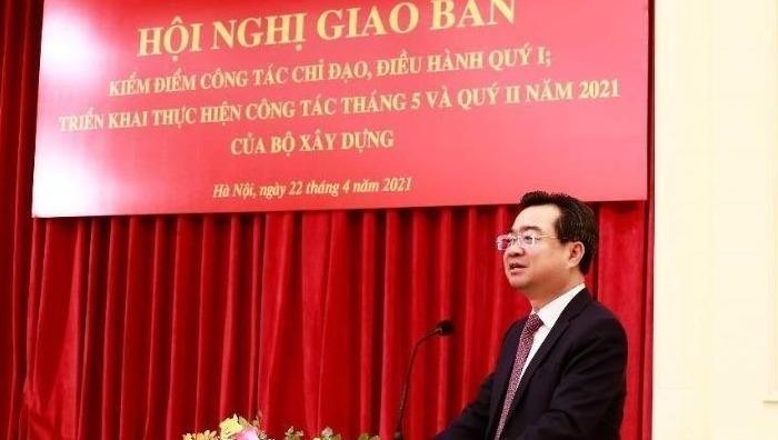 Ông Nguyễn Thanh Nghị lần đầu tiên chỉ đạo triển khai công tác ngành xây dựng trên cương vị Bộ trưởng.