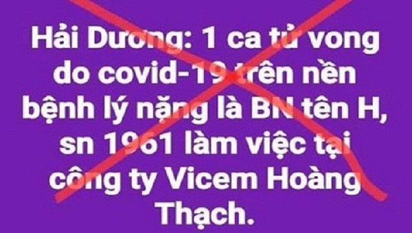 Hải Dương bác tin đồn bệnh nhân ở công ty Xi măng Hoàng Thạch tử vong