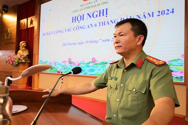 (PLVN) - Đại tá Bùi Quang Bình được bổ nhiệm là Giám đốc Công an thành phố Hải Phòng sau sáp nhập (Ảnh: congan.haiduong.gov.vn)