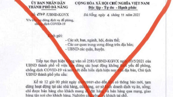 Đà Nẵng xác định thông tin lan truyền trên mạng xã hội về dừng hoạt động nhà hàng, quán ăn là giả mạo