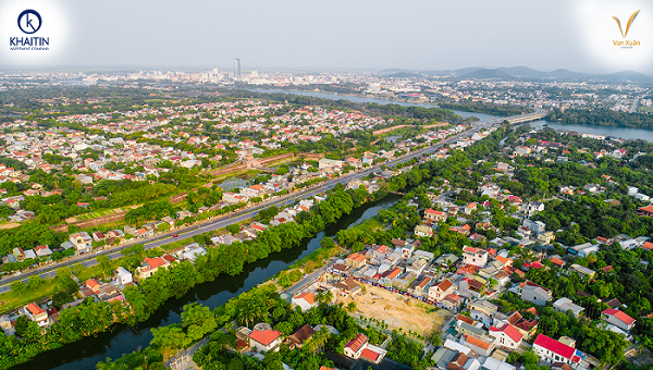 Dự án Vạn Xuân nhìn từ trên cao