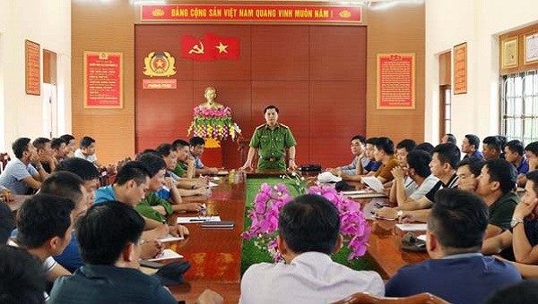 Đại tá Nguyễn Tiến Hoàng Anh, Phó Giám đốc Công an tỉnh Quảng Bình, Trưởng Ban Chuyên án chỉ đạo công tác phá án.