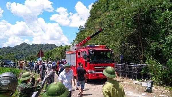 Hiện trường vụ tai nạn thảm khốc xảy ra vào ngày 26/7 khiến 15 người chết, 25 người bị thương.