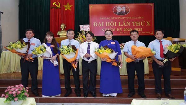  Đại hội Đảng bộ lần thứ X của Sở Tư pháp tỉnh Hòa Bình