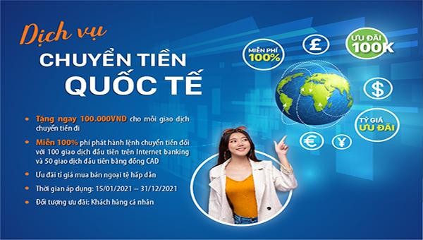 Dịch vụ Chuyển tiền Quốc tế tại LienVietPostBank