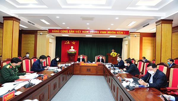 Quang cảnh cuộc họp