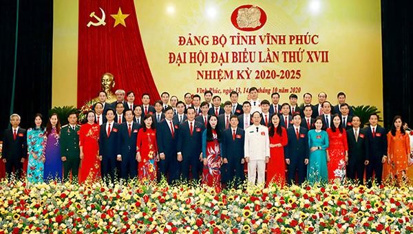 Đại hội đại biểu Đảng bộ tỉnh Vĩnh Phúc lần thứ XVII, nhiệm kỳ 2020-2025