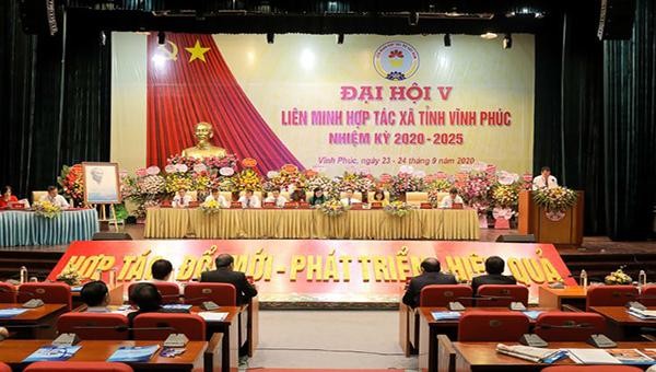 Đại hội Liên minh hợp tác xã tỉnh Vĩnh Phúc khóa V, nhiệm kỳ 2020 – 2025