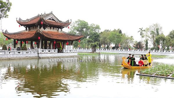 Di tích Quốc gia đặc biệt Đền Đô (thành phố Từ Sơn) là một điểm đến của Tour du lịch miễn phí phục vụ các Đoàn thể thao tham dự SEA Games 31 tại Bắc Ninh (Ảnh: Báo Bắc Ninh)