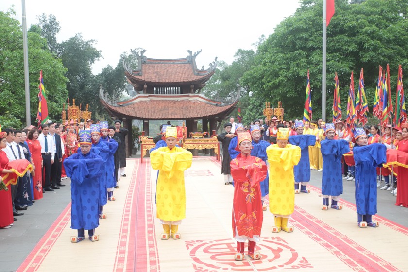 Phần tế được cử hành theo nghi lễ truyền thống, trang trọng, thành kính