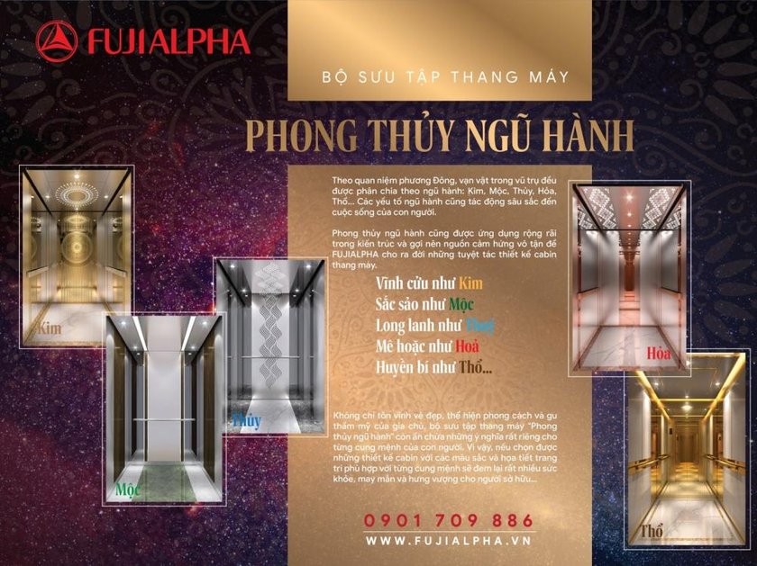 Bộ sưu tập Phong thủy ngũ hành của FUJIALPHA mang đến những nguồn năng lượng tích cực .