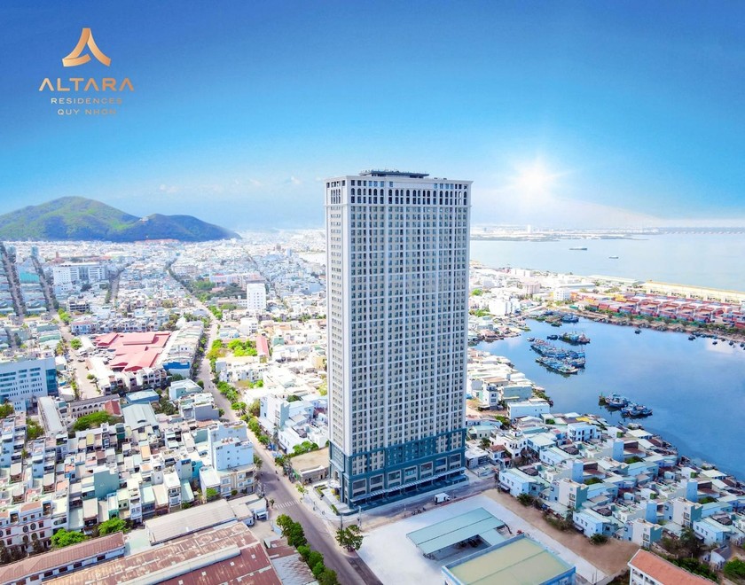 Chung cư Altara Residences được thiết kế hiện đại với cửa kính tấm lớn tạo ra những căn hộ có tầm nhìn Panorama khoáng đạt.