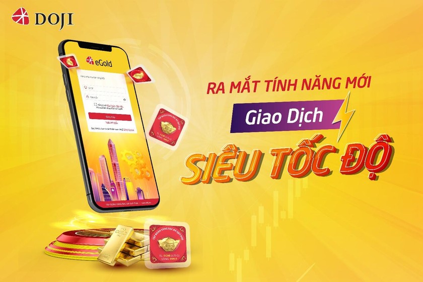 Sử dụng eGold để giao dịch vàng là giải pháp toàn diện cho khách hàng trong mọi thời điểm.