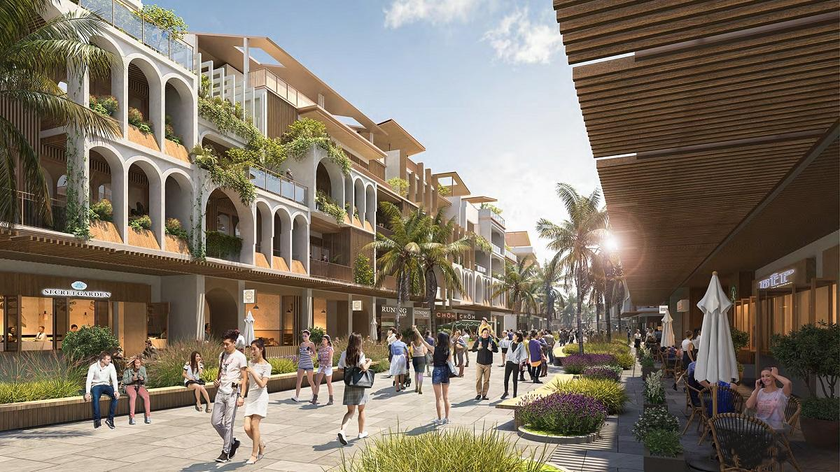 Sun Festival Avenue sẽ chính thức được Sun Property giới thiệu vào ngày 19/6. Ảnh phối cảnh minh họa.