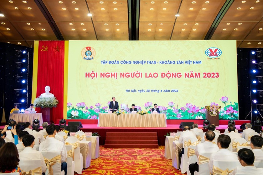 Toàn cảnh Hội nghị Người lao động năm 2023.