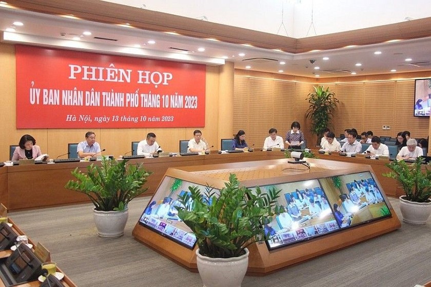 Quang cảnh phiên họp.(Ảnh: Hanoionline.vn)