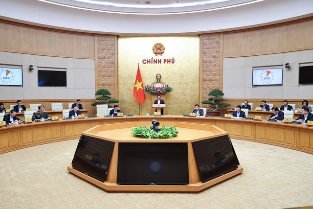 Quang cảnh phiên họp. (Ảnh: VGP)