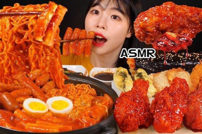 Trào lưu video “mukbang” từ Hàn Quốc lan rộng tại Việt Nam, tiềm ẩn nhiều hệ lụy về thói quen ăn uống không lành mạnh. (Nguồn ảnh: Korea Link)