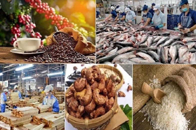 Một số mặt hàng tăng trưởng XK sang thị trường Âu - Mỹ. (Ảnh minh họa).