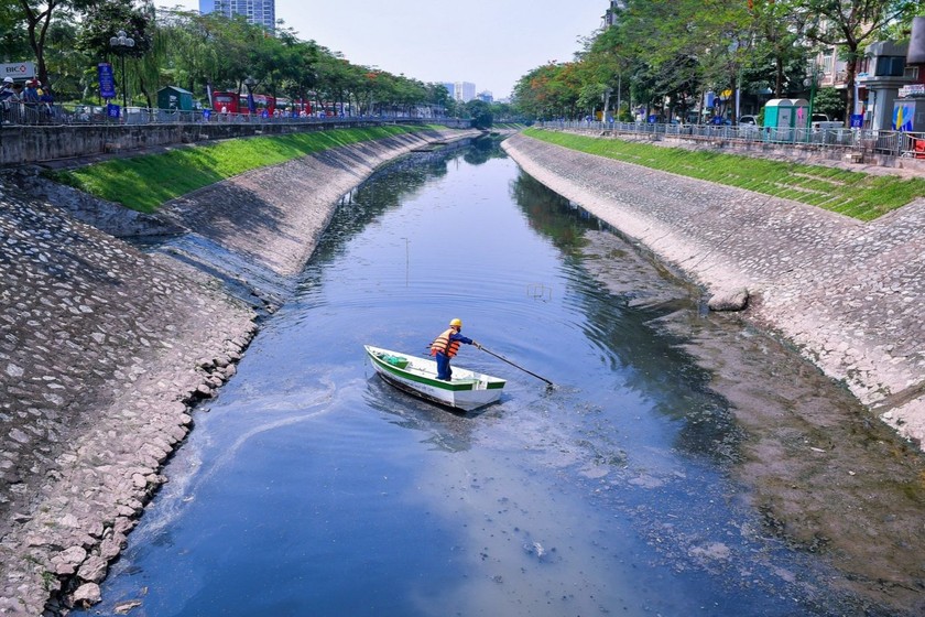 Phải bảo đảm xây dựng Thủ đô văn hiến, văn minh, hiện đại, phát triển bền vững, bảo vệ môi trường, an ninh nguồn nước. (Ảnh MH - kinhtemoitruong.vn).