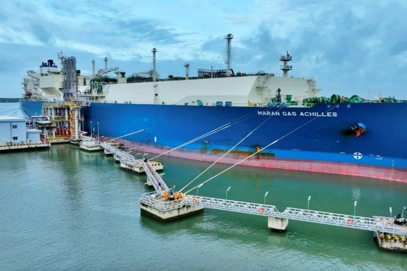 PV GAS tiếp nhận LNG qua kho Thị Vải (Bà Rịa - Vũng Tàu), một dấu mốc lịch sử quan trọng trong lộ trình chuyển đổi năng lượng xanh của doanh nghiệp.