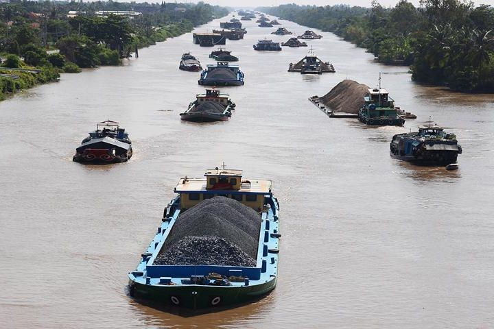 Hàng nghìn tỷ đồng sẽ được đầu tư vào đường thủy nội địa phía Nam. (Ảnh: Bộ GTVT).