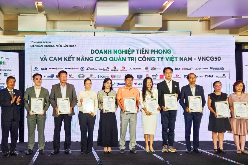 Top 50 Doanh nghiệp thực hành Quản trị Công ty tốt nhất (VNCG50).