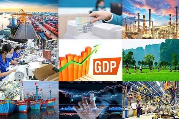 Chính phủ yêu cầu năm 2025 phấn đấu tăng trưởng GDP hai con số trong điều kiện thuận lợi hơn. (Ảnh minh họa: VGP) 