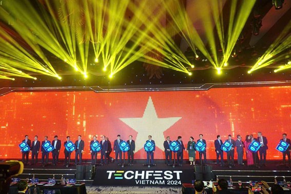 Lễ khai mạc TechFest Việt Nam 2024. (Ảnh: MOST)