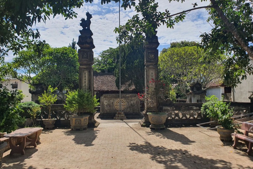 Nhà thờ Nguyễn Huy Tự (làng Trường Lưu, Can Lộc, Hà Tĩnh) - một dòng họ đỗ đạt làm quan lớn ở đất Hà Tĩnh. (Nguồn: PV)
