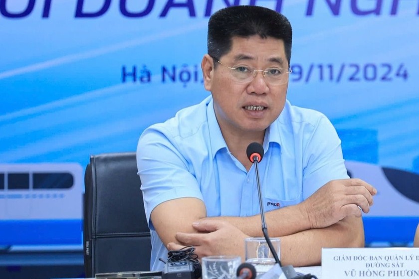 Ông Vũ Hồng Phương - Giám đốc Ban QLDA Đường sắt, Bộ Xây dựng.