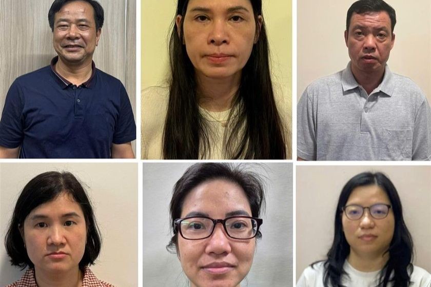 Trước đó, loạt lãnh đạo Công ty Hoàng Long bị khởi tố (Ảnh: Công an TP Hà Nội).