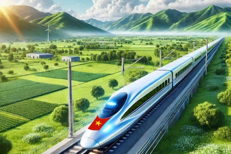Bộ Xây dựng kiến nghị địa phương đẩy nhanh công tác giải phóng mặt bằng Dự án đường sắt tốc độ cao Bắc - Nam. (Ảnh minh họa)