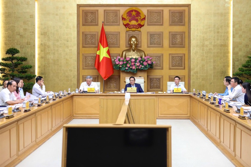 Thủ tướng Phạm Minh Chính: Kiên định mục tiêu, giữ vững bản lĩnh, ứng phó linh hoạt, kịp thời, hiệu quả với tình hình. (Ảnh: VGP)