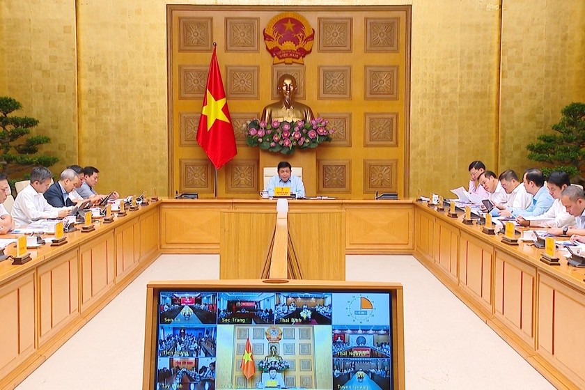 Phó Thủ tướng Nguyễn Chí Dũng chủ trì cuộc họp. (Ảnh: VGP)