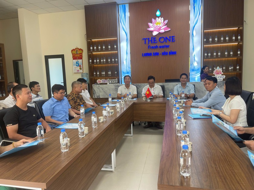 Đoàn công tác của Trung tâm Phát triển Công Thương - Sở Công Thương tỉnh Vĩnh Phúc thực tế tại tỉnh Hòa Bình