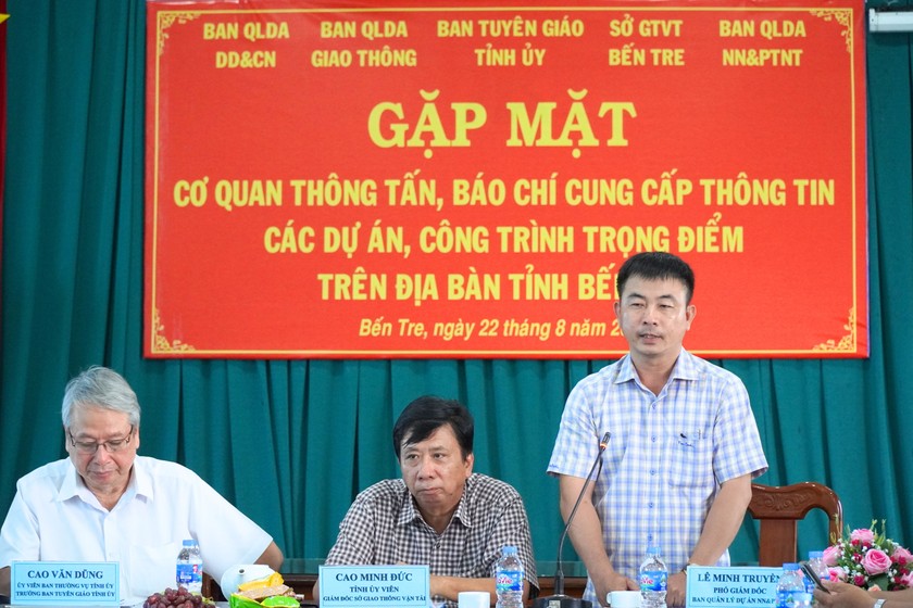  Công bố thông tin các dự án giao thông quan trọng tại Bến Tre