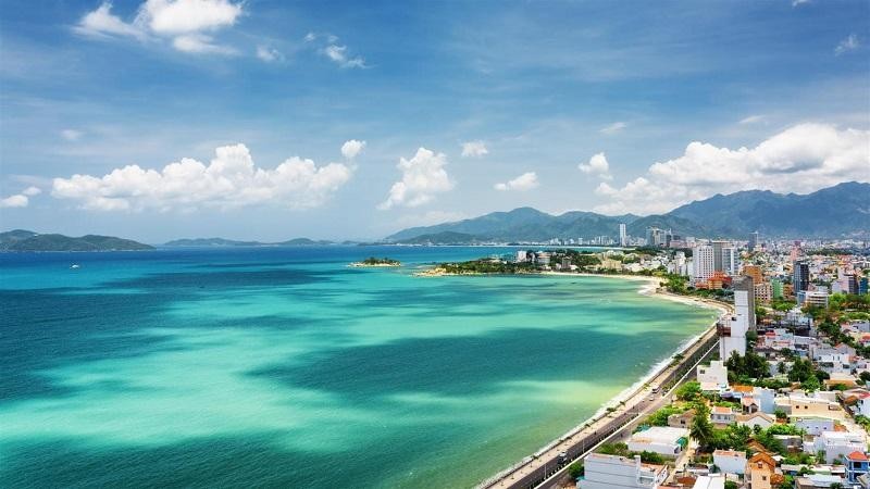 Một góc biển Nha Trang, tỉnh Khánh Hòa.